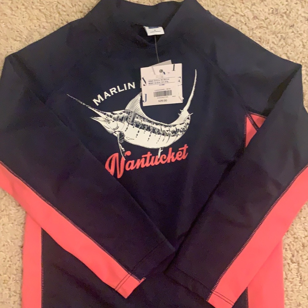 NWT Janie and Jack rashes guard top, size 4